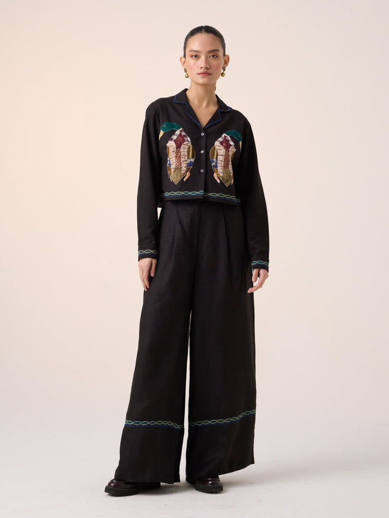 Applique Pants