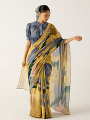 Smocked Saree