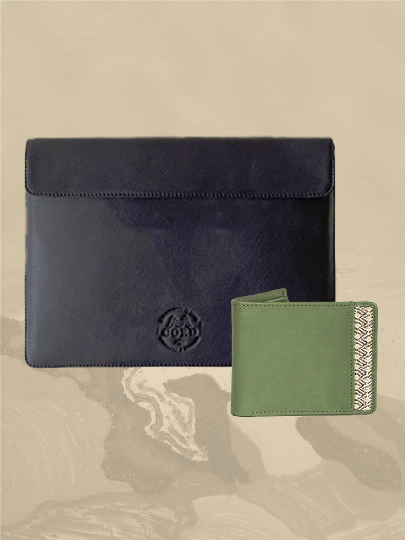 Laptop Sleeve + Bi-Fold Wallet