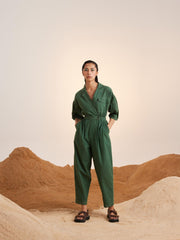 Top Stitch Jumpsuit - CordStudio