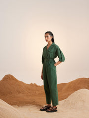 Top Stitch Jumpsuit - CordStudio