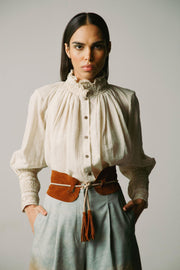 Wide Leg Pants + Kahlo Belt - CordStudio